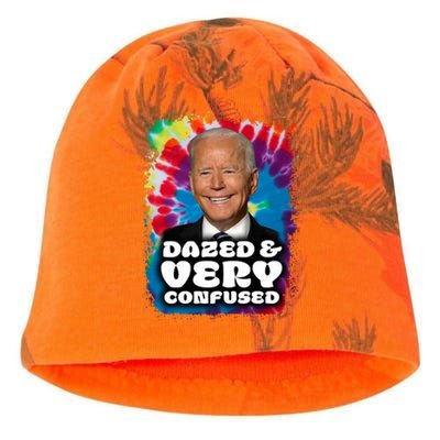 Dazed And Very Confused Joe Biden Hippie Kati - Camo Knit Beanie