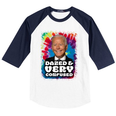 Dazed And Very Confused Joe Biden Hippie Baseball Sleeve Shirt