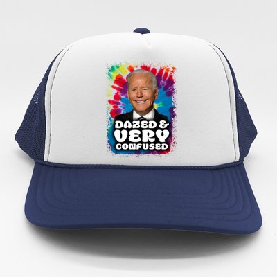 Dazed And Very Confused Joe Biden Hippie Trucker Hat