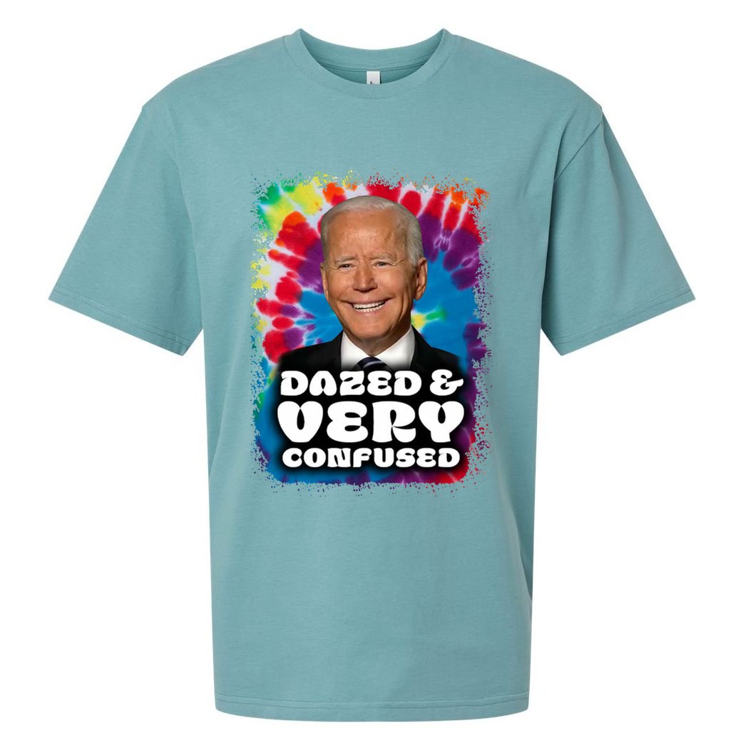Dazed And Very Confused Joe Biden Hippie Sueded Cloud Jersey T-Shirt