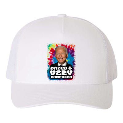 Dazed And Very Confused Joe Biden Hippie Yupoong Adult 5-Panel Trucker Hat