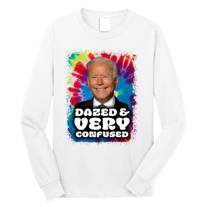 Dazed And Very Confused Joe Biden Hippie Long Sleeve Shirt