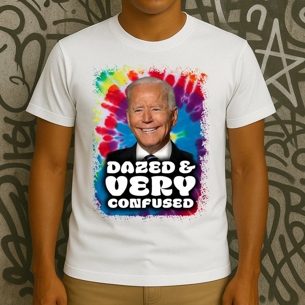 Dazed And Very Confused Joe Biden Hippie T-Shirt