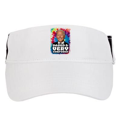 Dazed And Very Confused Joe Biden Hippie Adult Drive Performance Visor