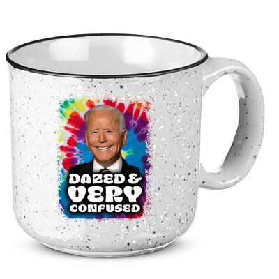 Dazed And Very Confused Joe Biden Hippie 15oz Campfire Ceramic Mug