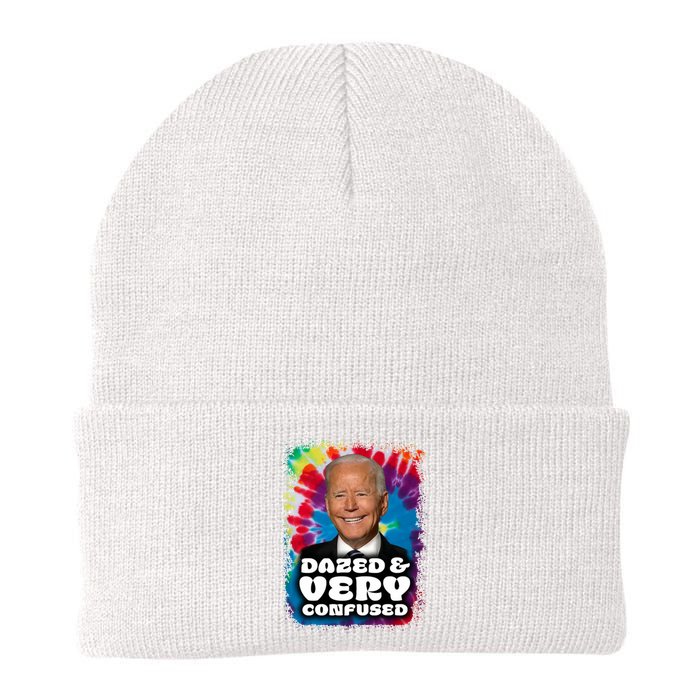 Dazed And Very Confused Joe Biden Hippie Knit Cap Winter Beanie