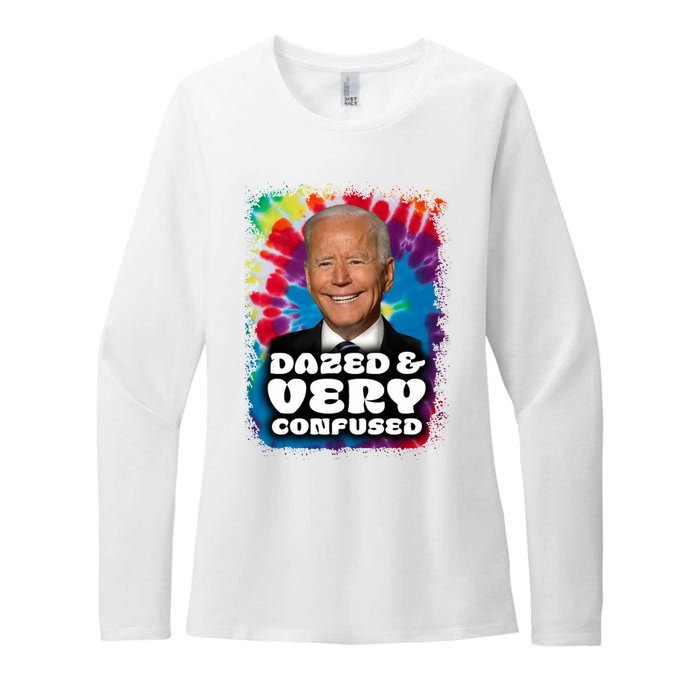 Dazed And Very Confused Joe Biden Hippie Womens CVC Long Sleeve Shirt