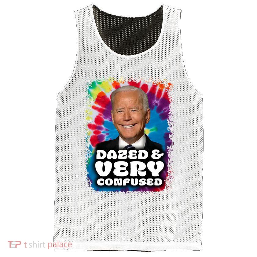 Dazed And Very Confused Joe Biden Hippie Mesh Reversible Basketball Jersey Tank