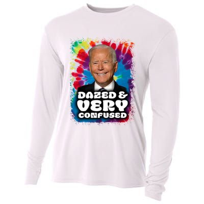 Dazed And Very Confused Joe Biden Hippie Cooling Performance Long Sleeve Crew