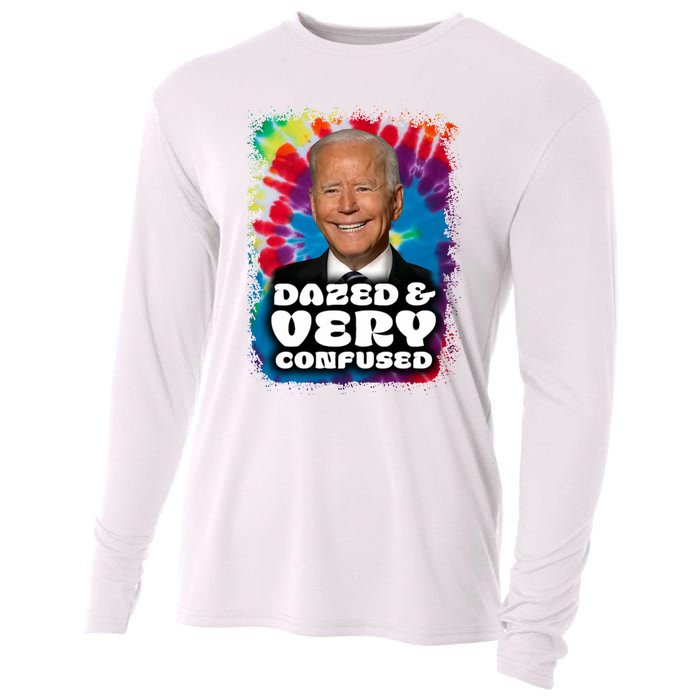 Dazed And Very Confused Joe Biden Hippie Cooling Performance Long Sleeve Crew