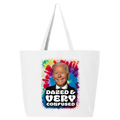 Dazed And Very Confused Joe Biden Hippie 25L Jumbo Tote