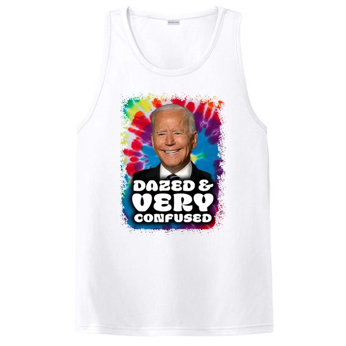 Dazed And Very Confused Joe Biden Hippie PosiCharge Competitor Tank