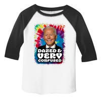 Dazed And Very Confused Joe Biden Hippie Toddler Fine Jersey T-Shirt