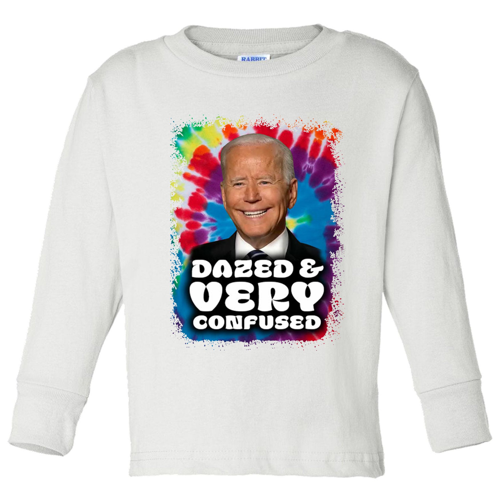Dazed And Very Confused Joe Biden Hippie Toddler Long Sleeve Shirt