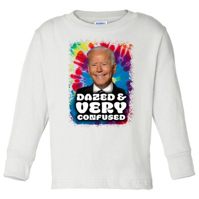 Dazed And Very Confused Joe Biden Hippie Toddler Long Sleeve Shirt