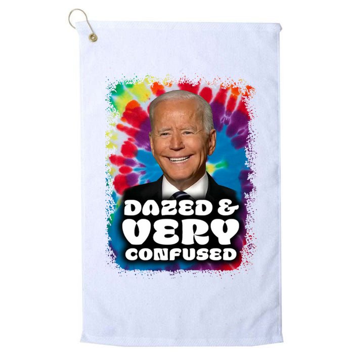 Dazed And Very Confused Joe Biden Hippie Golf Towel