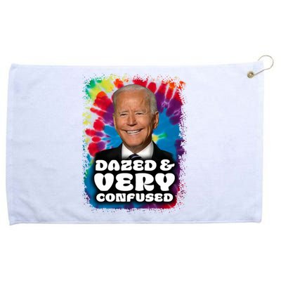 Dazed And Very Confused Joe Biden Hippie Grommeted Golf Towel