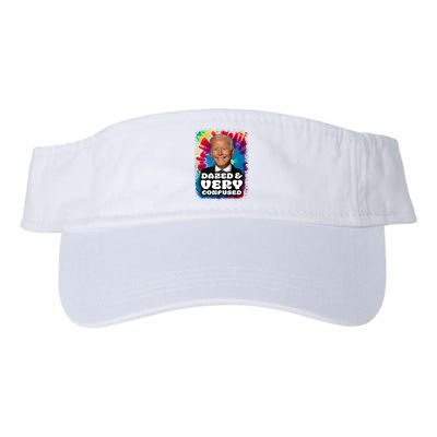 Dazed And Very Confused Joe Biden Hippie Valucap Bio-Washed Visor