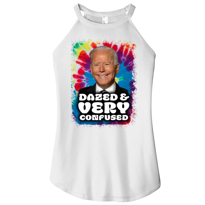 Dazed And Very Confused Joe Biden Hippie Women's Perfect Tri Rocker Tank