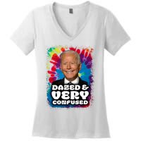 Dazed And Very Confused Joe Biden Hippie Women's V-Neck T-Shirt