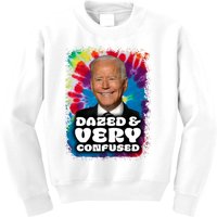 Dazed And Very Confused Joe Biden Hippie Kids Sweatshirt