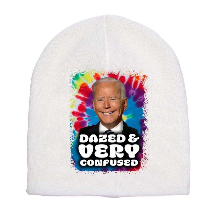 Dazed And Very Confused Joe Biden Hippie Short Acrylic Beanie