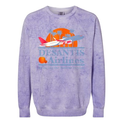 DeSantis Airlines Vintage Colorblast Crewneck Sweatshirt