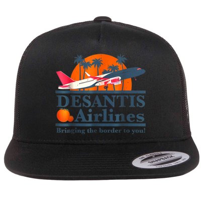 DeSantis Airlines Vintage Flat Bill Trucker Hat