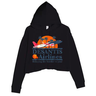 DeSantis Airlines Vintage Crop Fleece Hoodie