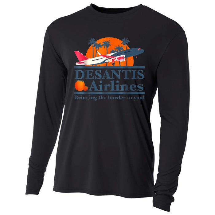 DeSantis Airlines Vintage Cooling Performance Long Sleeve Crew