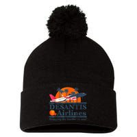 DeSantis Airlines Vintage Pom Pom 12in Knit Beanie