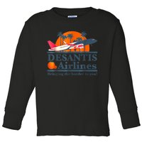 DeSantis Airlines Vintage Toddler Long Sleeve Shirt