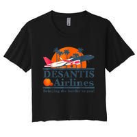 DeSantis Airlines Vintage Women's Crop Top Tee