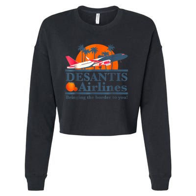 DeSantis Airlines Vintage Cropped Pullover Crew