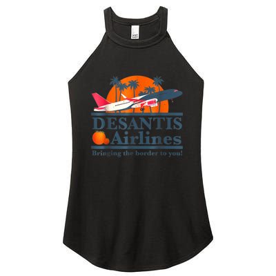 DeSantis Airlines Vintage Women's Perfect Tri Rocker Tank