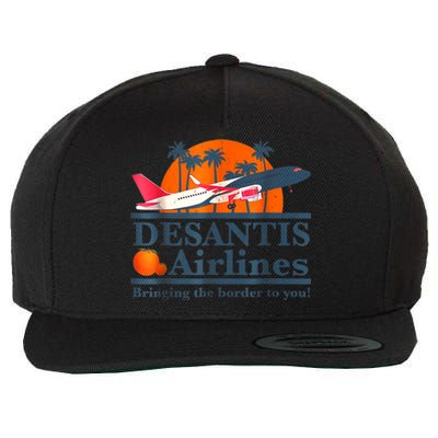 DeSantis Airlines Vintage Wool Snapback Cap