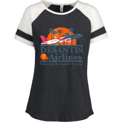 DeSantis Airlines Vintage Enza Ladies Jersey Colorblock Tee