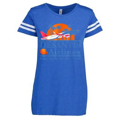 DeSantis Airlines Vintage Enza Ladies Jersey Football T-Shirt