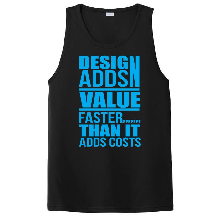 Design Adds Value Faster Than It Adds Costs PosiCharge Competitor Tank