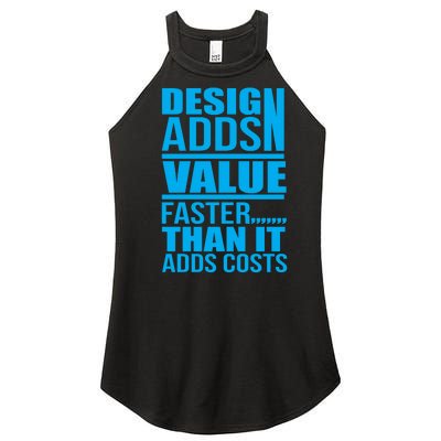 Design Adds Value Faster Than It Adds Costs Women’s Perfect Tri Rocker Tank