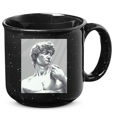 David Statue 15oz Campfire Ceramic Mug
