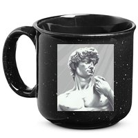 David Statue 15oz Campfire Ceramic Mug