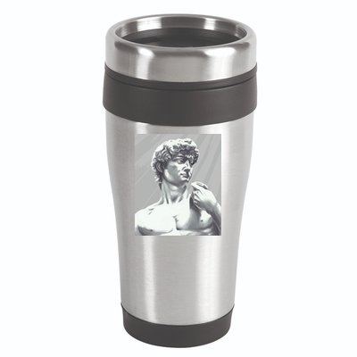 David Statue 16oz Travel Tumbler