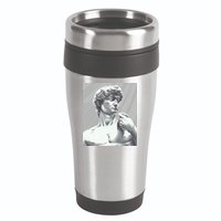 David Statue 16oz Travel Tumbler