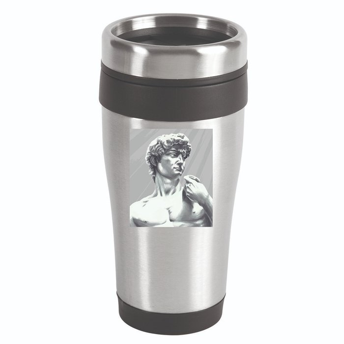 David Statue 16oz Travel Tumbler