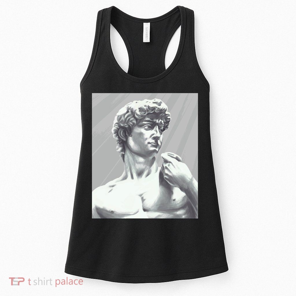 David Statue Womens Tank Top