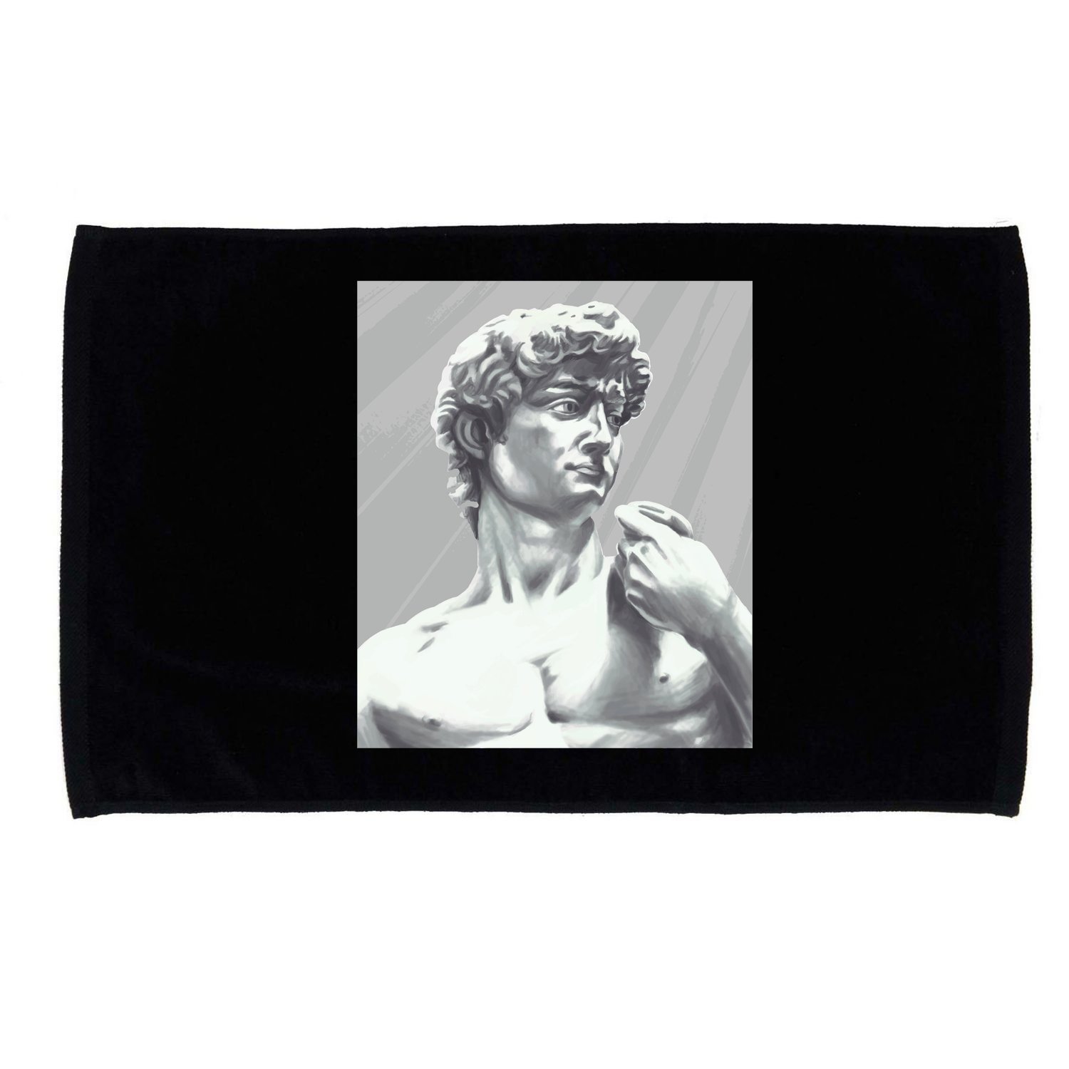 David Statue Microfiber Hand Towel