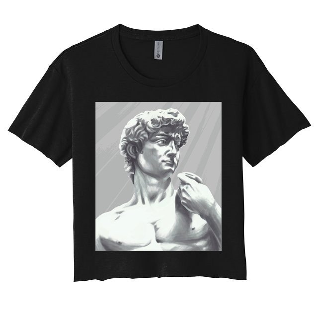 David Statue Crop Top