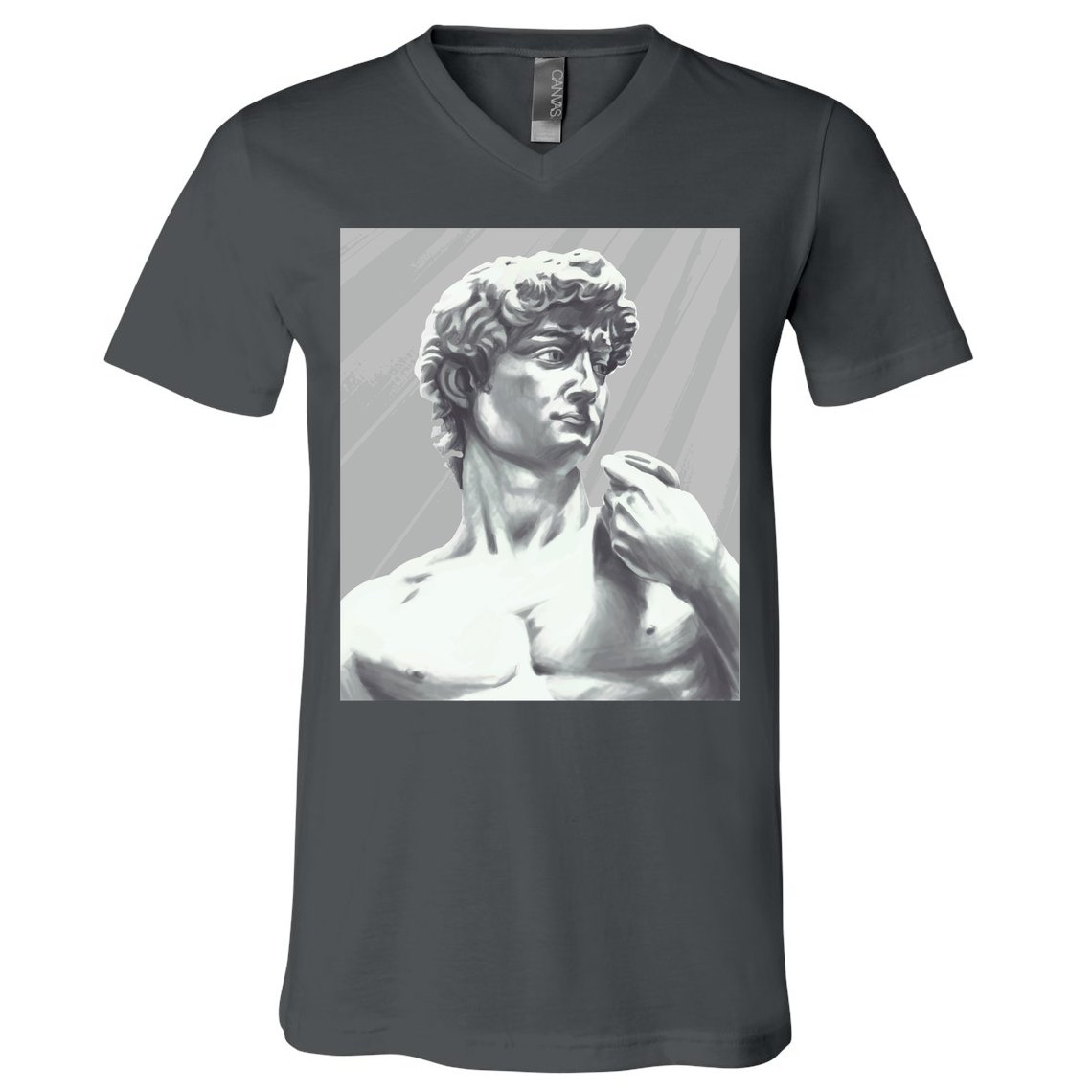 David Statue V-Neck T-Shirt