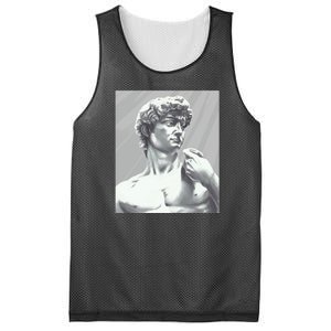 David Statue Mesh Reversible Basketball Jersey Tank